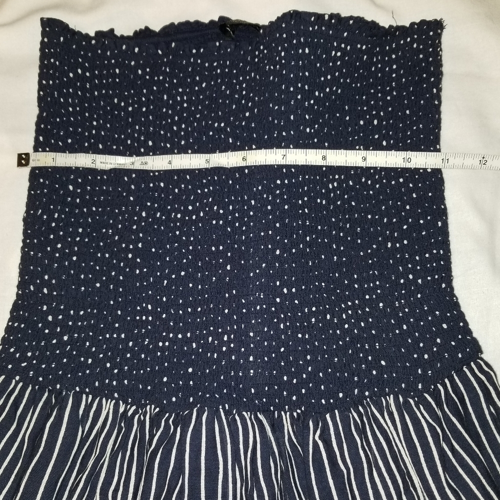Rag & Bone Aster Mini Dress Size XXS Color Navi Blue/White - Picture 2 of 7